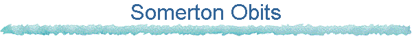 Somerton Obits